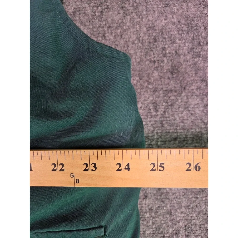Vintage Cabela's Goose Down Puffer Vest Mens Large Green Insulated Outdoor